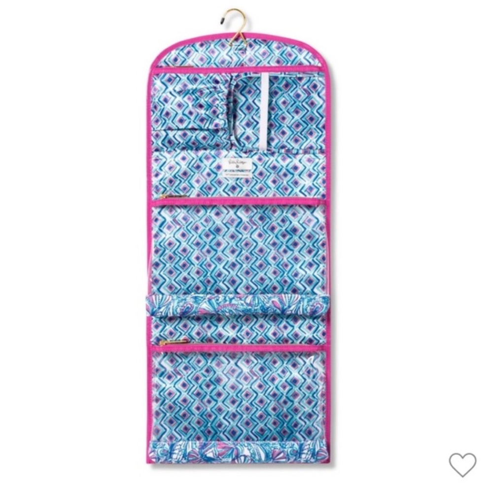 Lilly For Target Travel Hanging Valet Cosmetic NWT